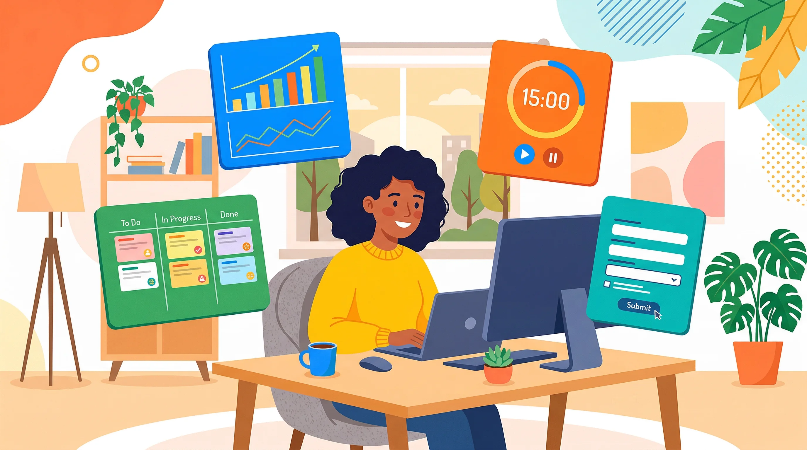 Interactive mini app dashboard built by an AI agent